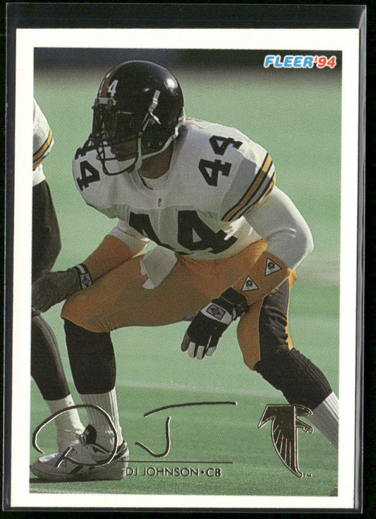 DJ Johnson 1994 Fleer #25 Atlanta Falcons
