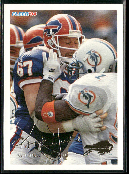 Kent Hull 1994 Fleer #41 Buffalo Bills