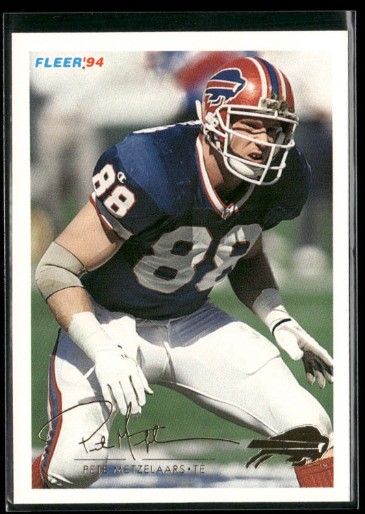 Pete Metzelaars 1994 Fleer #44 Buffalo Bills