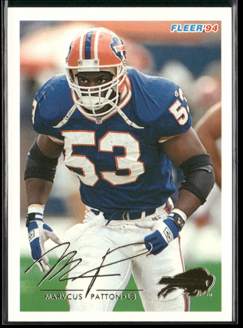 Marvcus Patton 1994 Fleer #45 Buffalo Bills