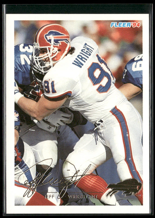 Jeff Wright 1994 Fleer #53 Buffalo Bills