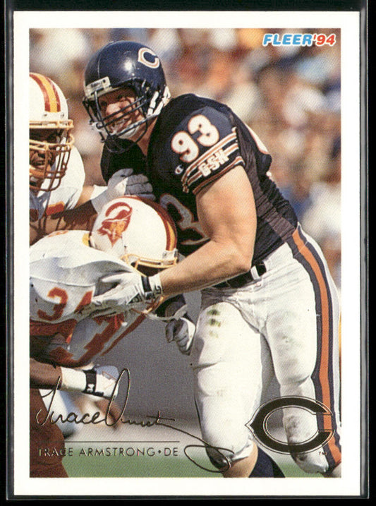 Trace Armstrong 1994 Fleer #55 Chicago Bears