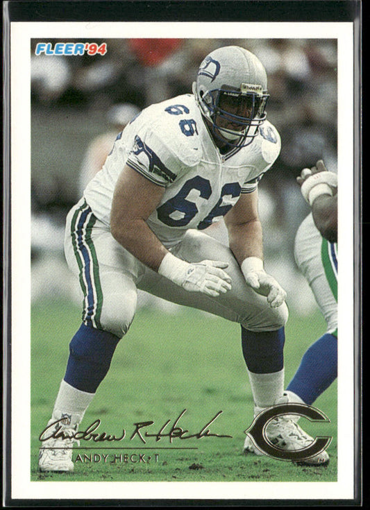 Andy Heck 1994 Fleer #62 Chicago Bears