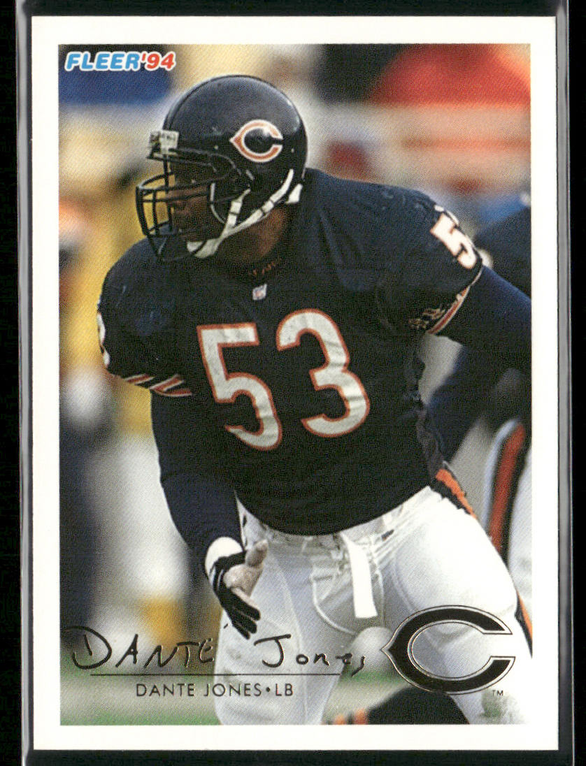 Dante Jones 1994 Fleer #63 Chicago Bears