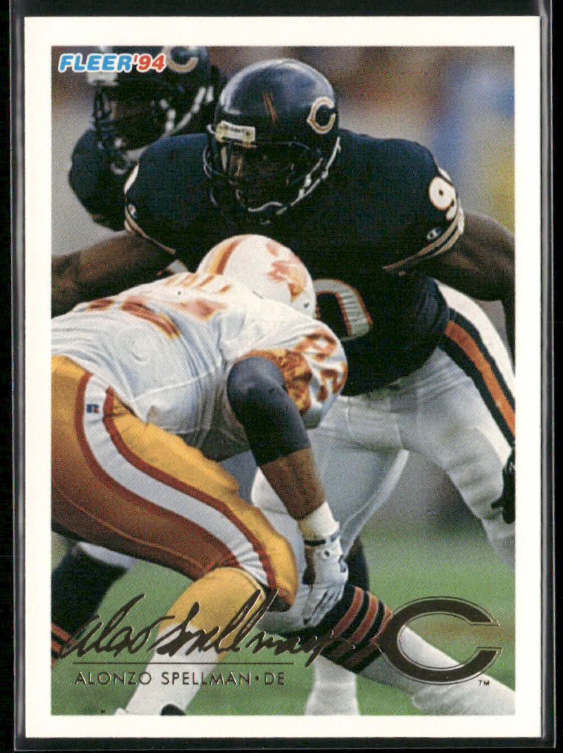 Alonzo Spellman 1994 Fleer #68 Chicago Bears