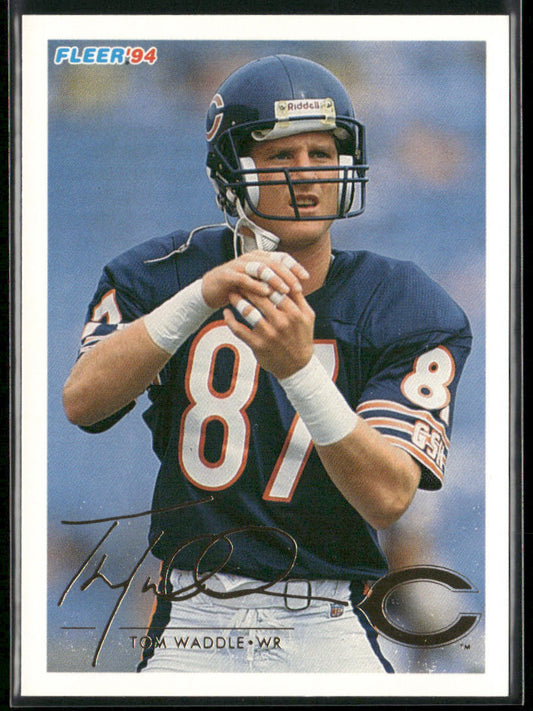 Tom Waddle 1994 Fleer #69 Chicago Bears