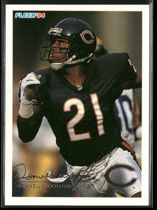 Donnell Woolford 1994 Fleer #70 Chicago Bears