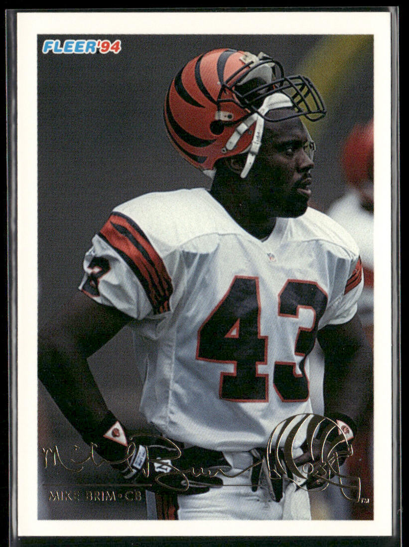Mike Brim 1994 Fleer #73 Cincinnati Bengals