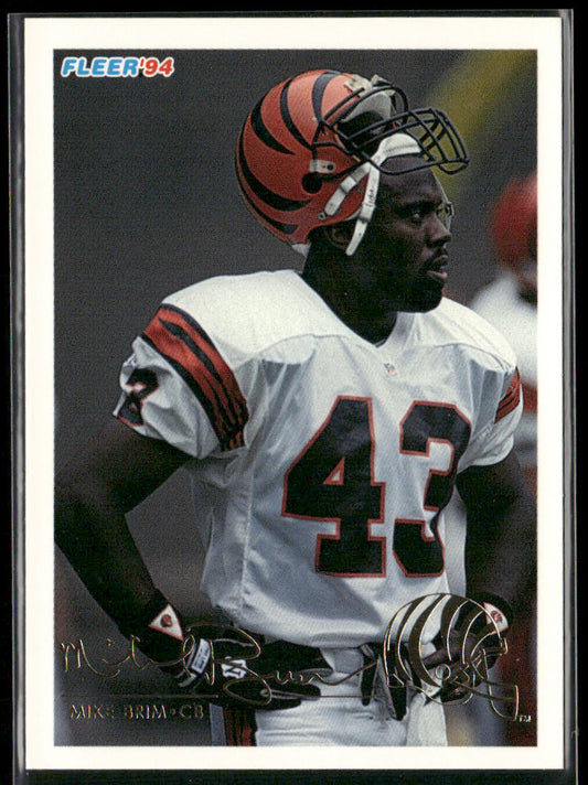 Mike Brim 1994 Fleer #73 Cincinnati Bengals