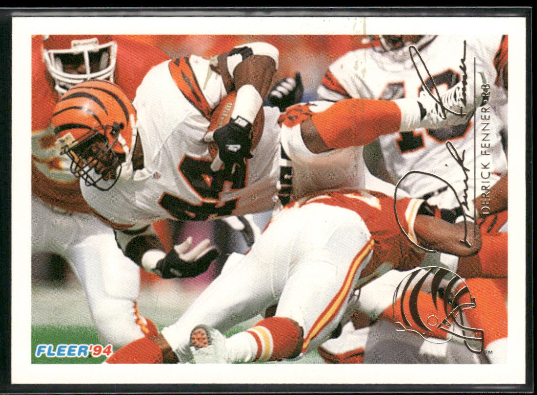 Derrick Fenner 1994 Fleer #75 Cincinnati Bengals