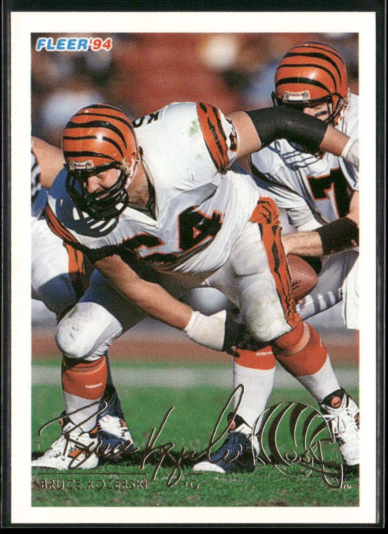 Bruce Kozerski 1994 Fleer #80 Cincinnati Bengals