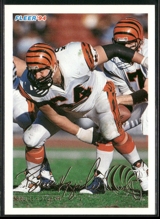 Bruce Kozerski 1994 Fleer #80 Cincinnati Bengals