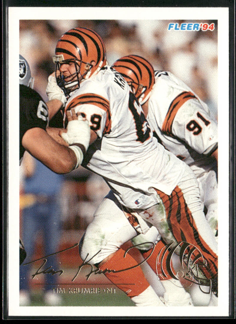 Tim Krumrie 1994 Fleer #81 Cincinnati Bengals