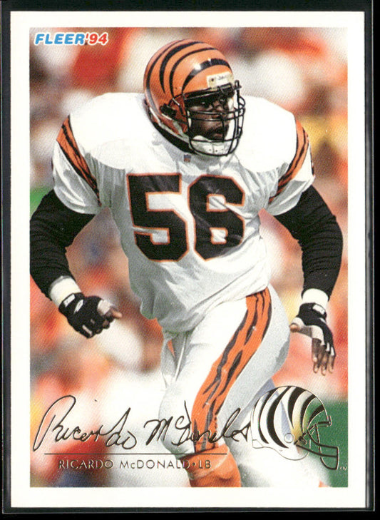 Ricardo McDonald 1994 Fleer #82 Cincinnati Bengals
