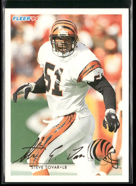 Steve Tovar 1994 Fleer #89 Cincinnati Bengals