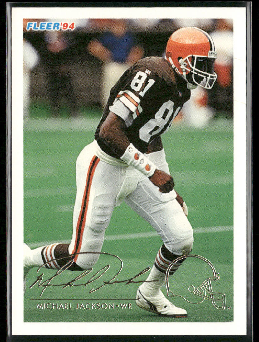 Michael Jackson 1994 Fleer #95 Cleveland Browns