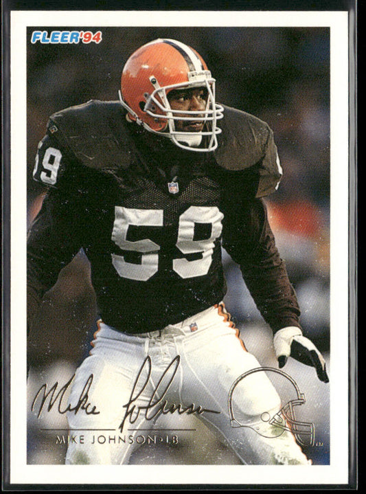 Mike Johnson 1994 Fleer #96 Cleveland Browns