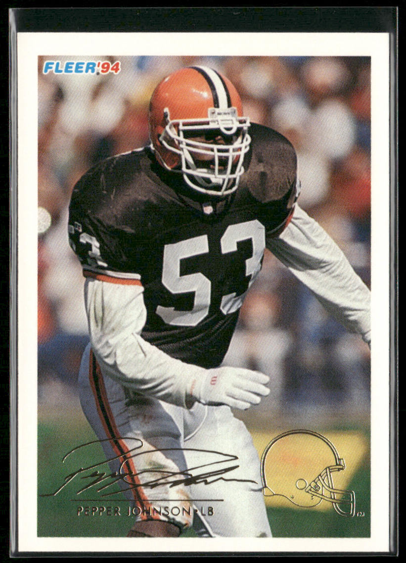 Pepper Johnson 1994 Fleer #97 Cleveland Browns