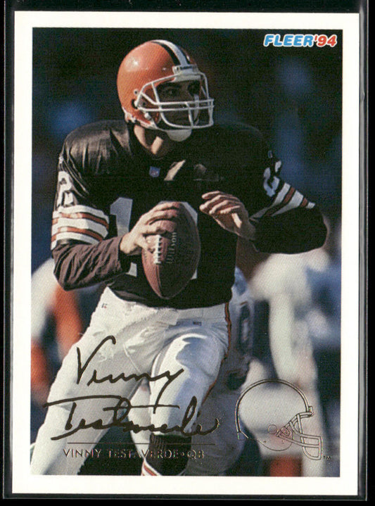 Vinny Testaverde 1994 Fleer #104 Cleveland Browns