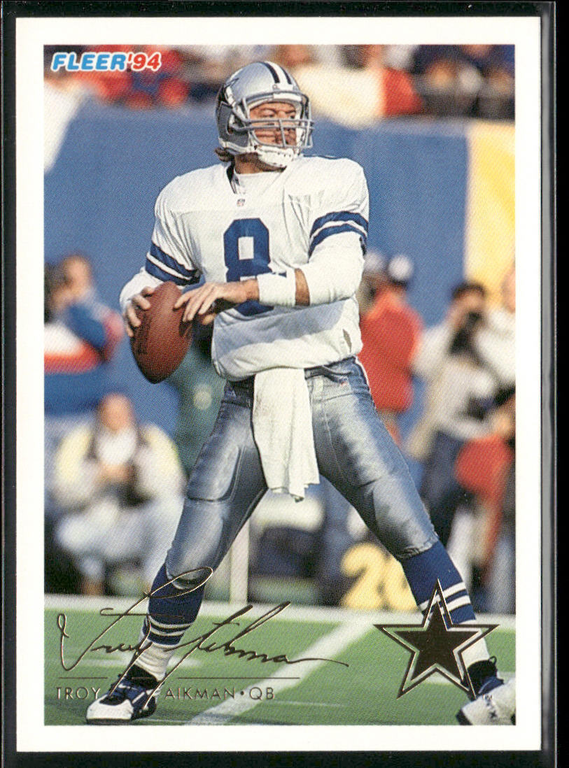 Troy Aikman 1994 Fleer #107 Dallas Cowboys