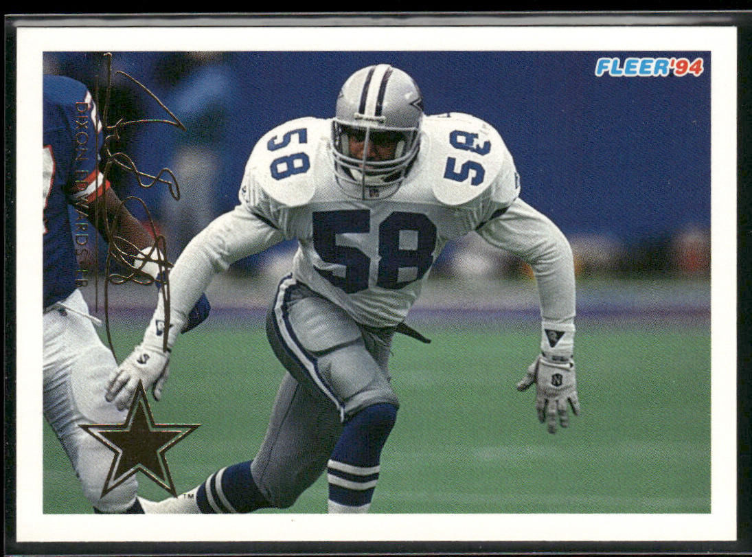 Dixon Edwards 1994 Fleer #109 Dallas Cowboys