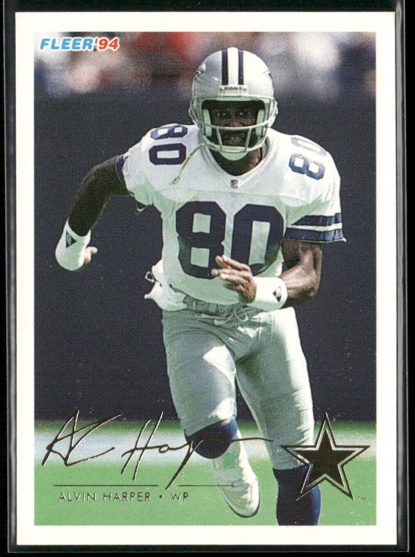 Alvin Harper 1994 Fleer #111 Dallas Cowboys