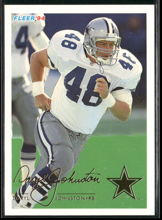Daryl Johnston 1994 Fleer #114 Dallas Cowboys