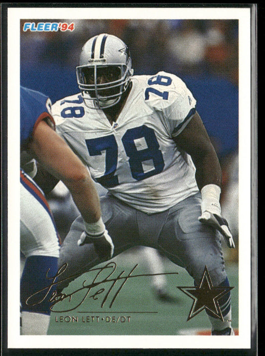 Leon Lett 1994 Fleer #115 Dallas Cowboys