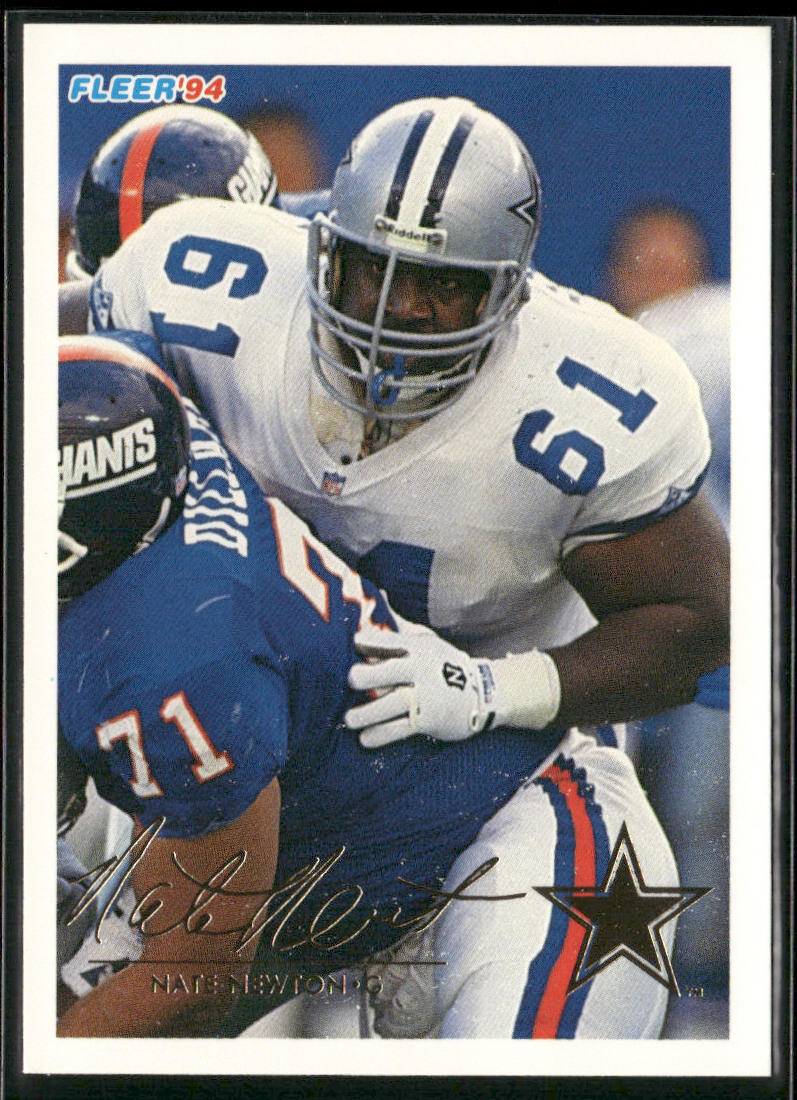 Nate Newton 1994 Fleer #117 Dallas Cowboys