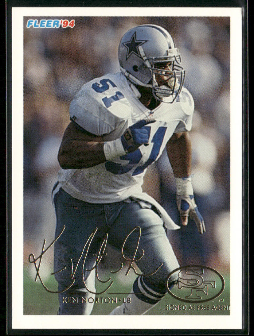 Ken Norton 1994 Fleer #118 San Francisco 49ers