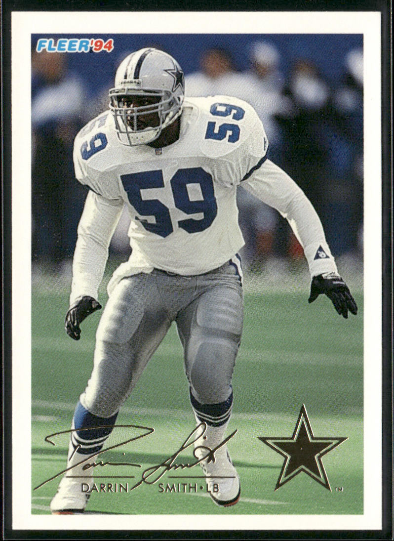 Darrin Smith 1994 Fleer #120 Dallas Cowboys