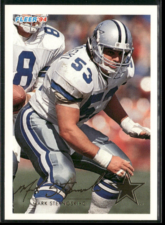 Mark Stepnoski 1994 Fleer #123 Dallas Cowboys