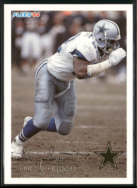 Tony Tolbert 1994 Fleer #124 Dallas Cowboys