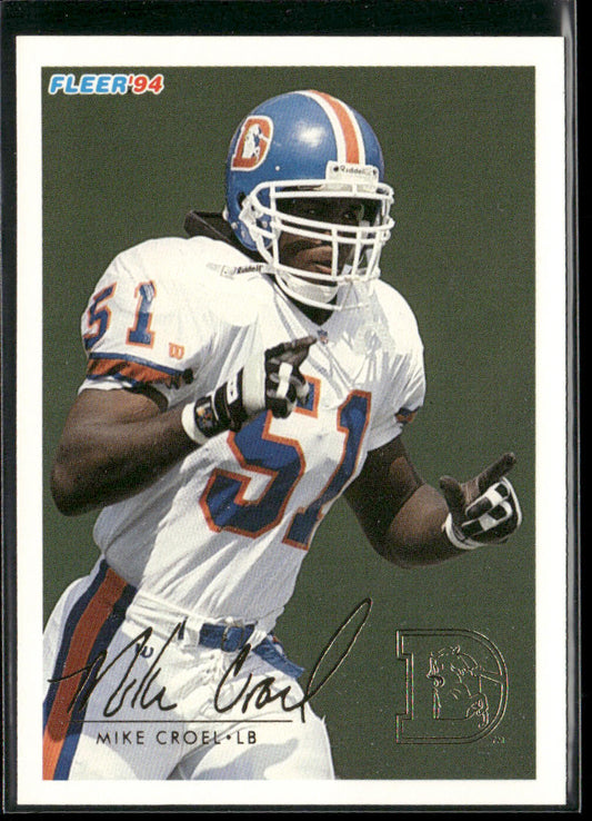 Mike Croel 1994 Fleer #131 Denver Broncos