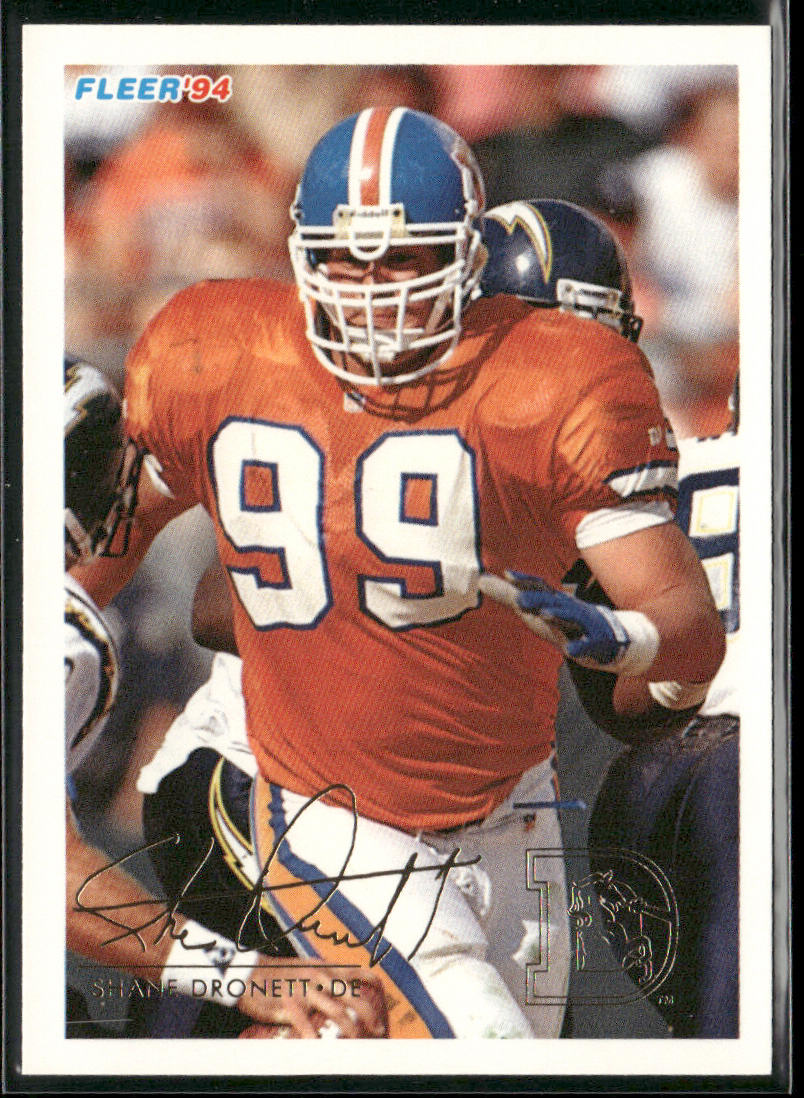 Shane Dronett 1994 Fleer #133 Denver Broncos