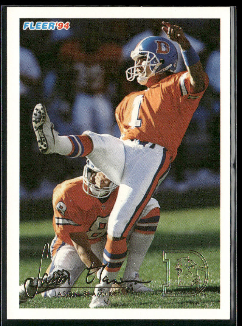 Jason Elam 1994 Fleer #134 Denver Broncos