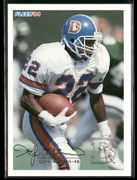 Glyn Milburn 1994 Fleer #139 Denver Broncos
