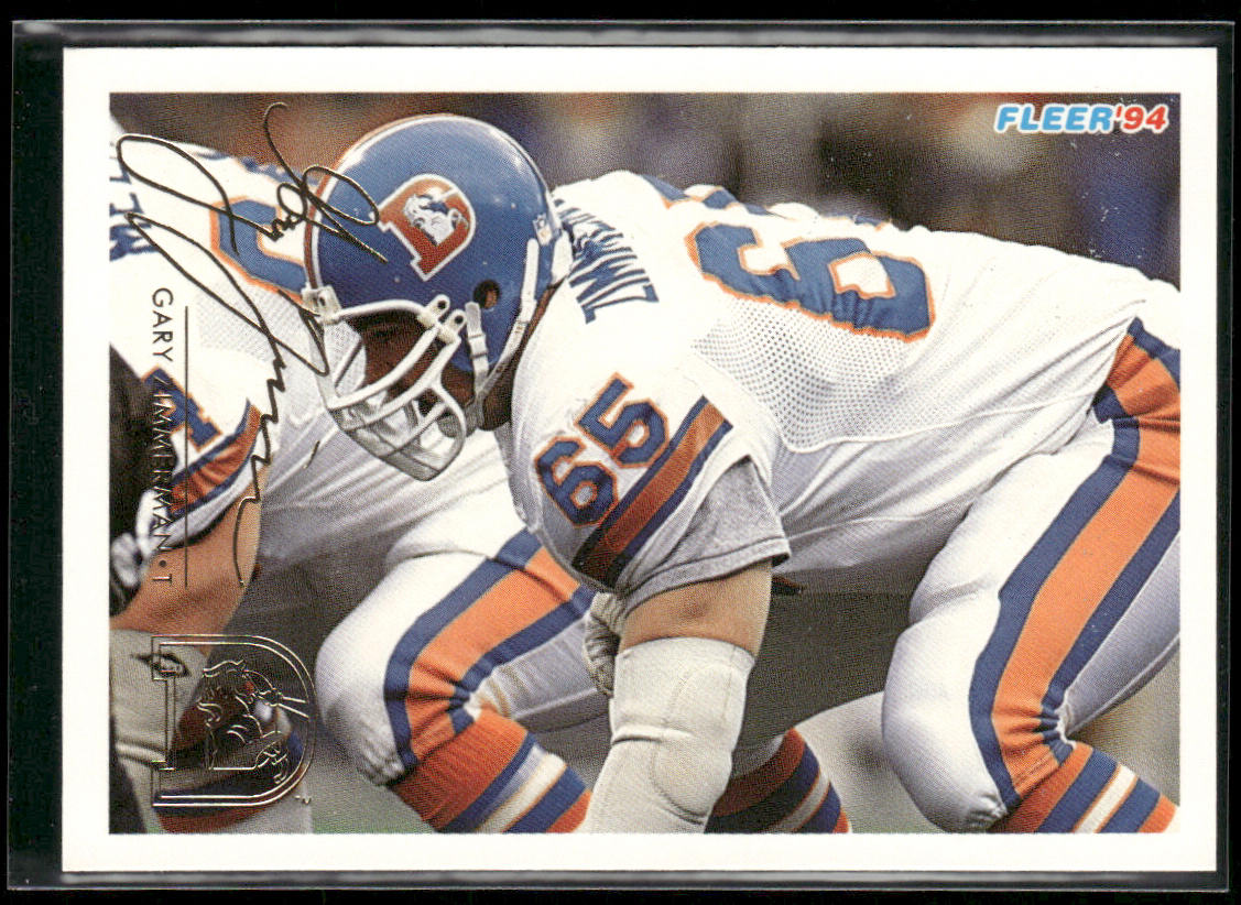 Gary Zimmerman 1994 Fleer #145 Denver Broncos