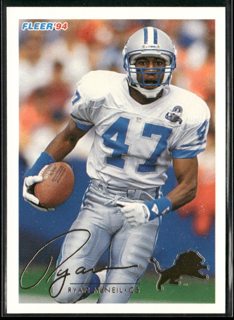 Ryan McNeil 1994 Fleer #153 Detroit Lions