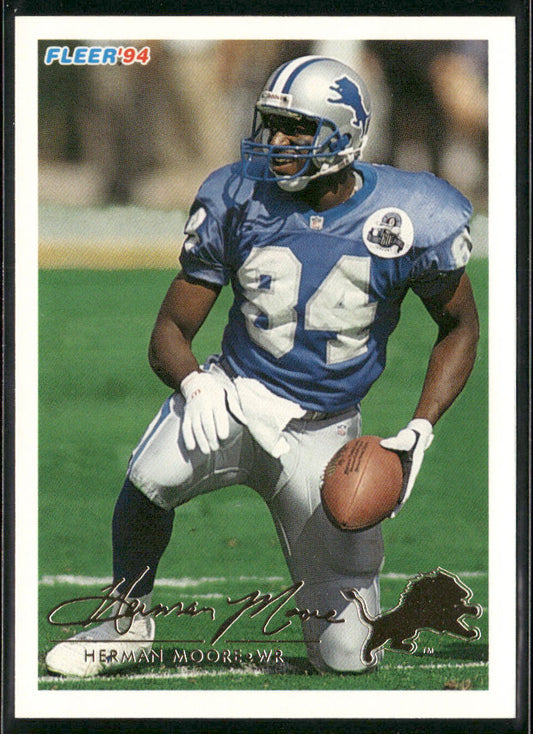 Herman Moore 1994 Fleer #156 Detroit Lions