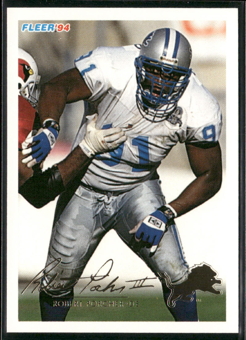 Robert Porcher 1994 Fleer #158 Detroit Lions