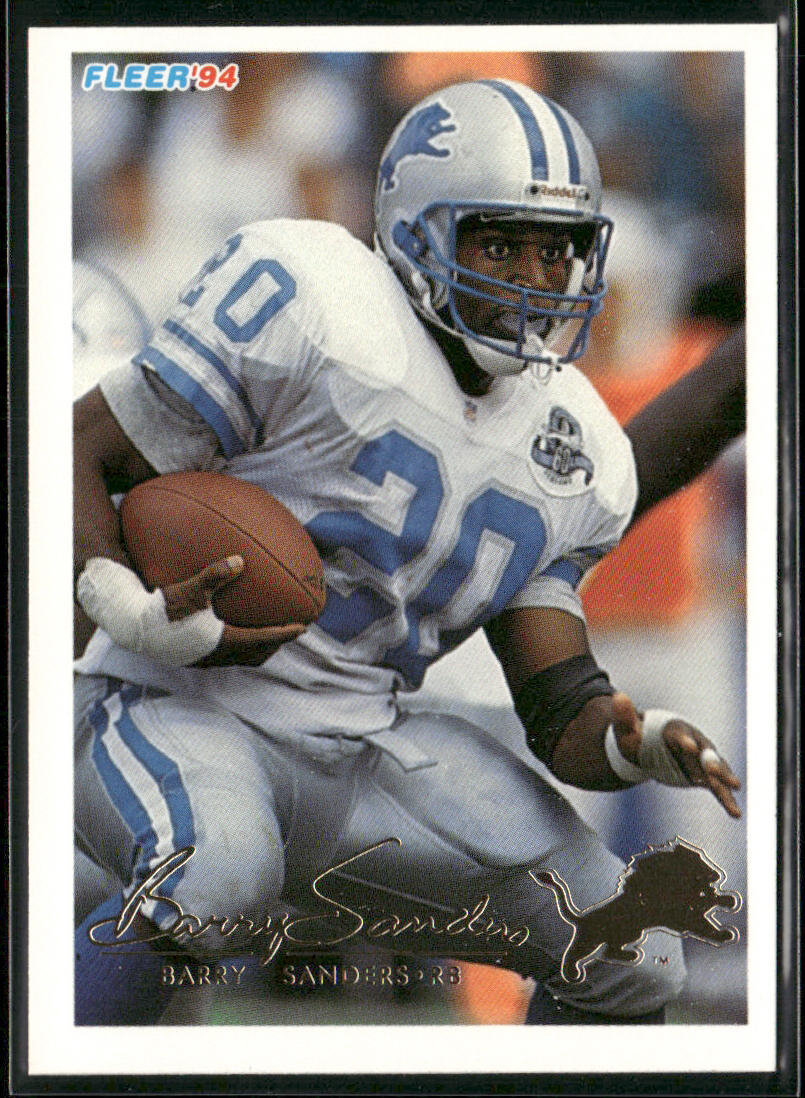 Barry Sanders 1994 Fleer #160 Detroit Lions