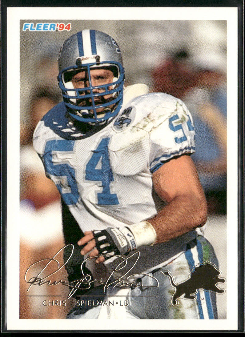 Chris Spielman 1994 Fleer #162 Detroit Lions