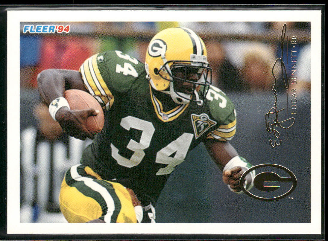 Edgar Bennett 1994 Fleer #164 Green Bay Packers