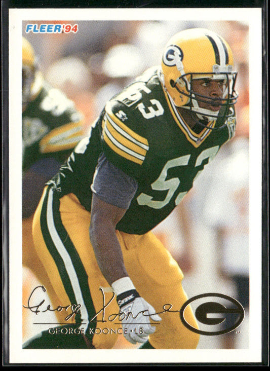 George Koonce 1994 Fleer #173 Green Bay Packers