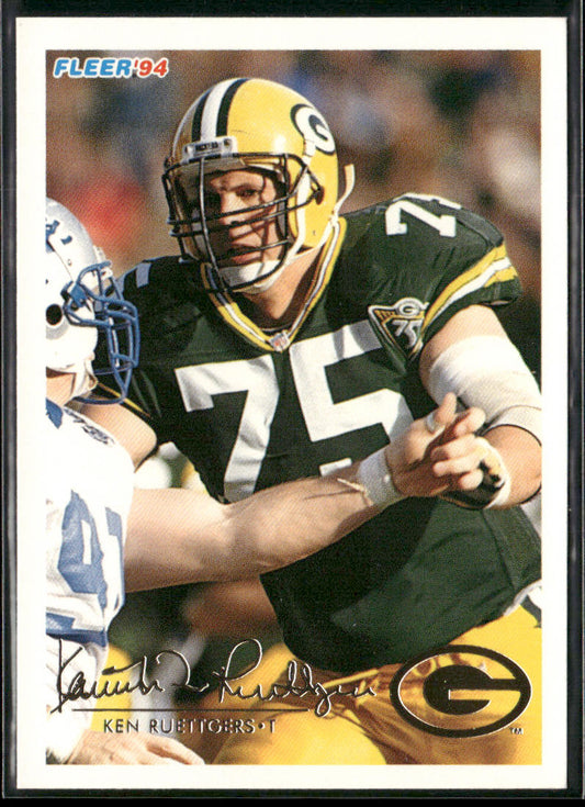 Ken Ruettgers 1994 Fleer #175 Green Bay Packers