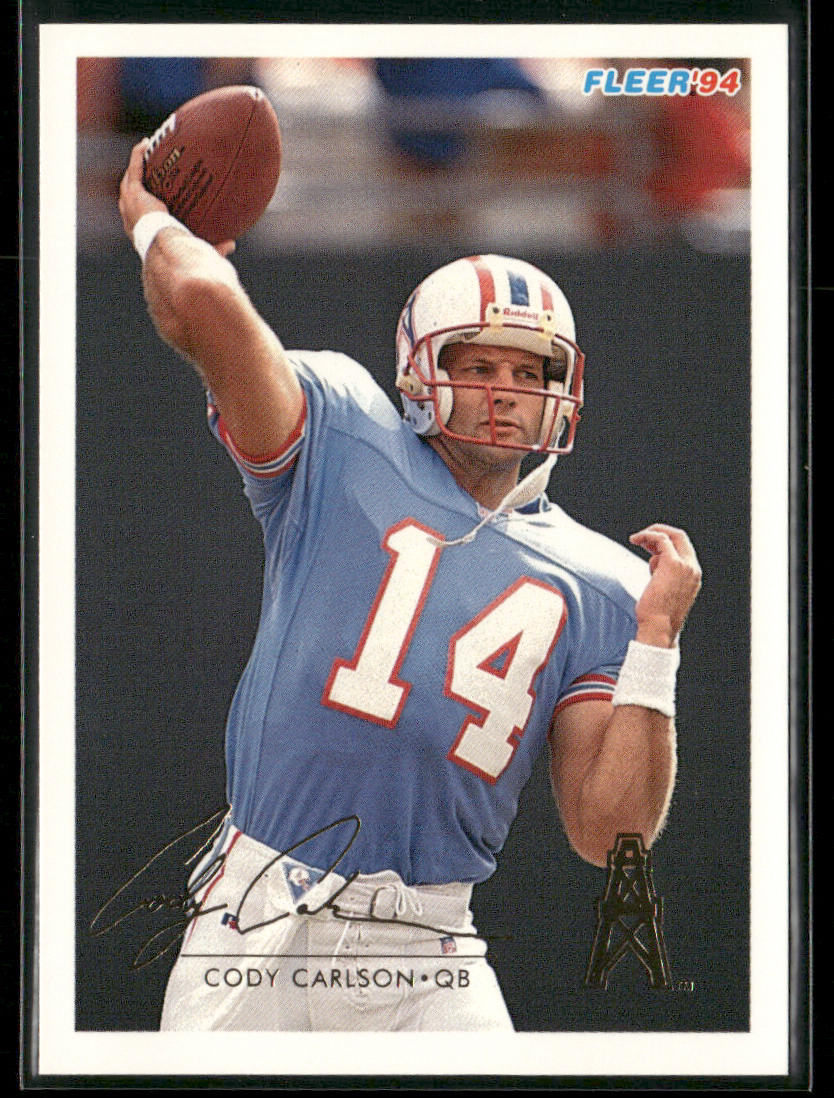 Cody Carlson 1994 Fleer #182 Houston Oilers