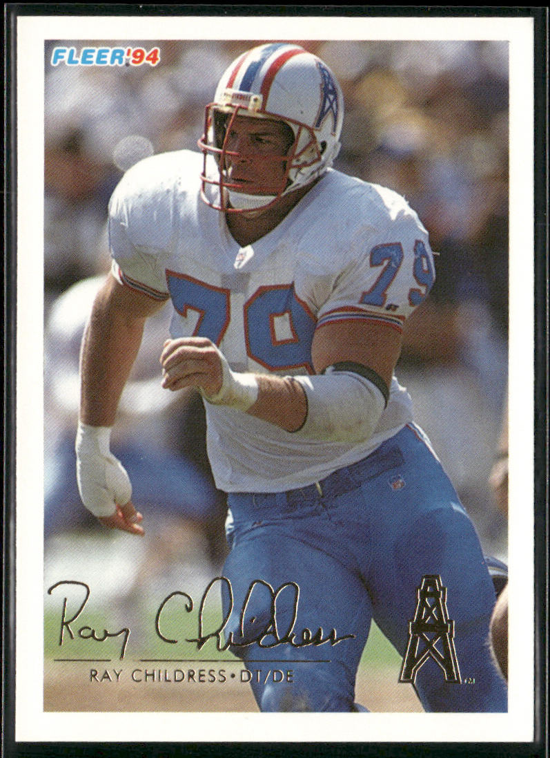 Ray Childress 1994 Fleer #183 Houston Oilers