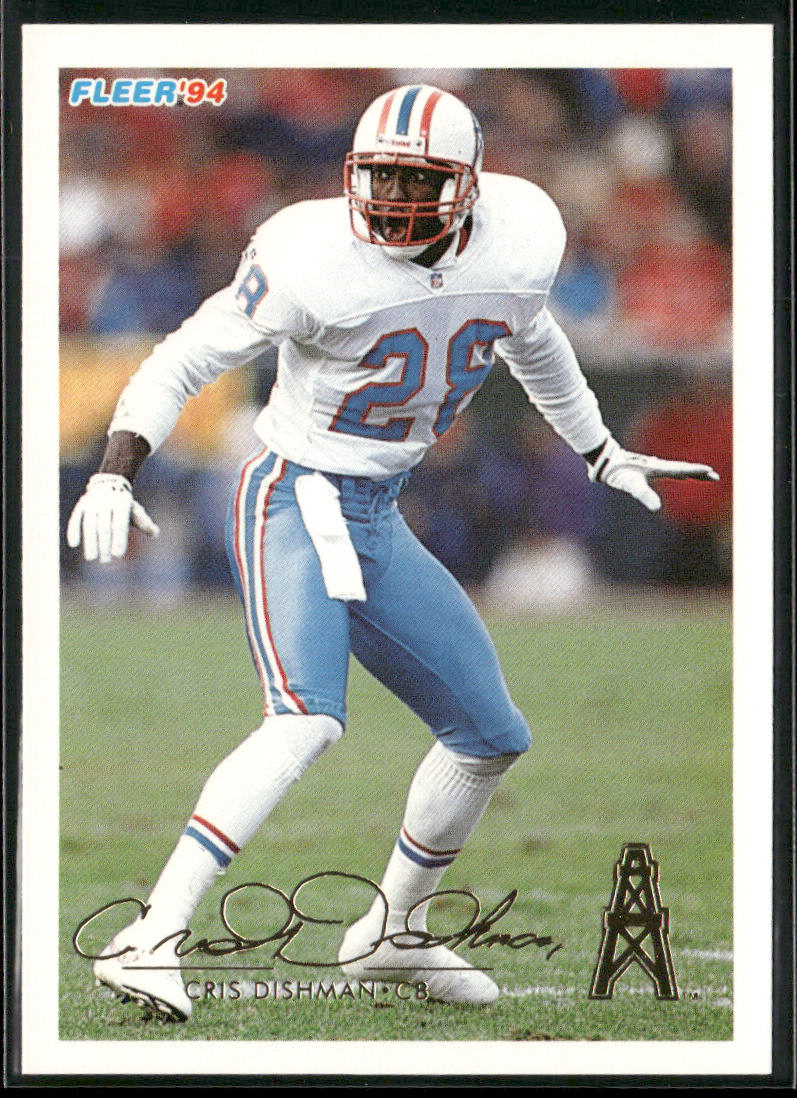 Cris Dishman 1994 Fleer #184 Houston Oilers
