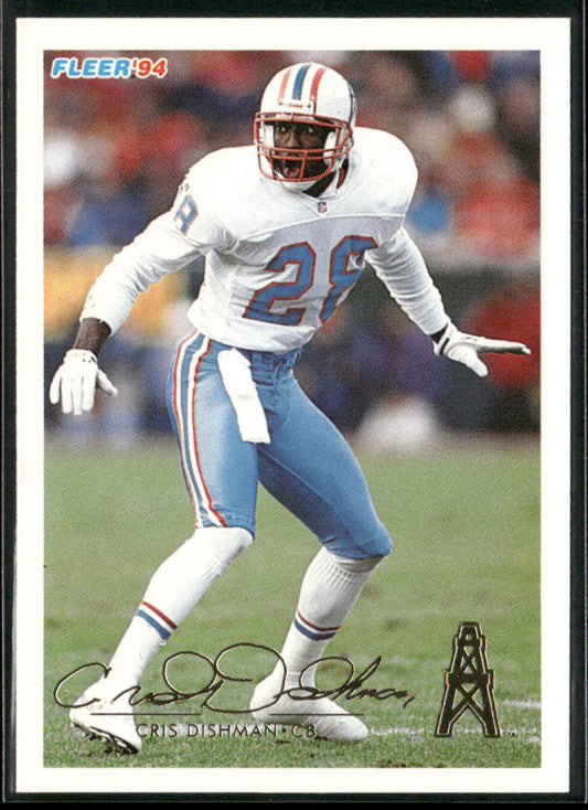 Cris Dishman 1994 Fleer #184 Houston Oilers